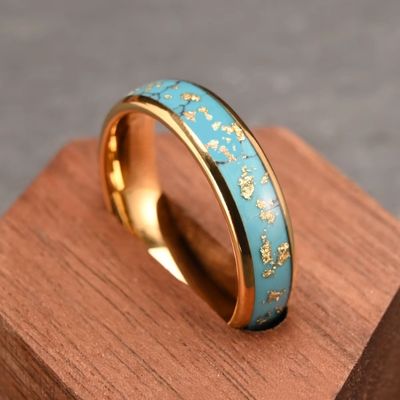 Türkis Ehering Ringsilber