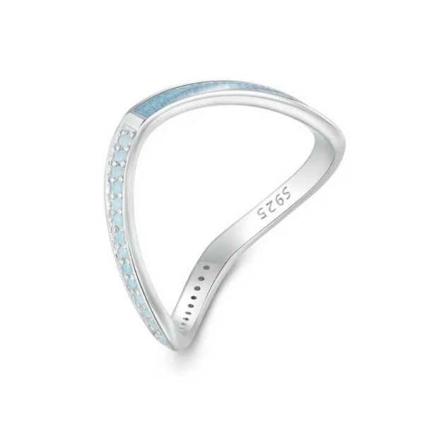 V-Shaped-Minimalist-Silver-Ringe