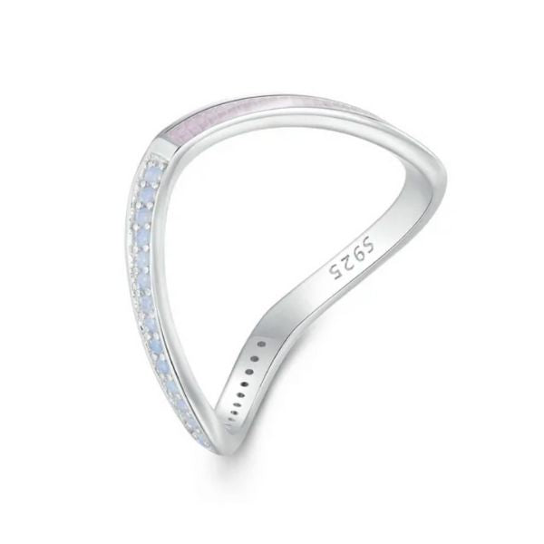 V-Shaped-Minimalist-Silver-Ringe