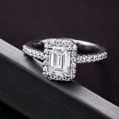 Verlobungsring Vintage Stil Ringsilber