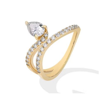 Verlobungsringe mit ungewöhnlichem Design Ringsilber