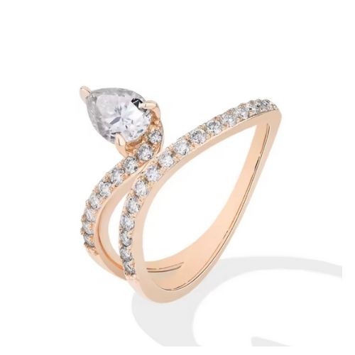 Verlobungsringe mit ungewöhnlichem Design Ringsilber