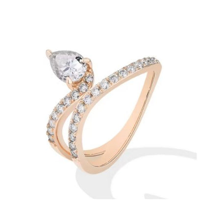 Verlobungsringe mit ungewöhnlichem Design Ringsilber