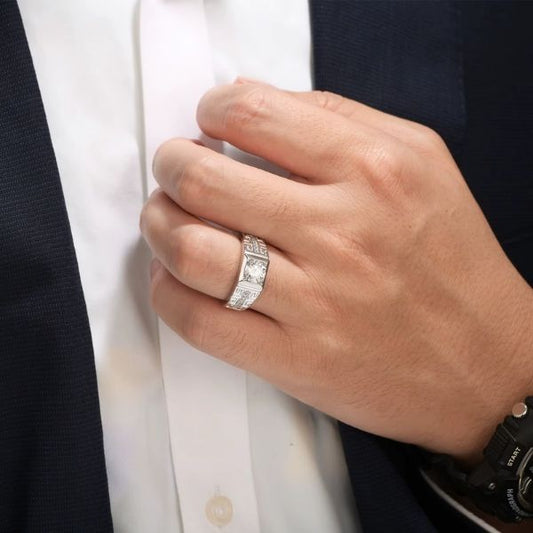 Verlobungsringe für Männer Ringsilber