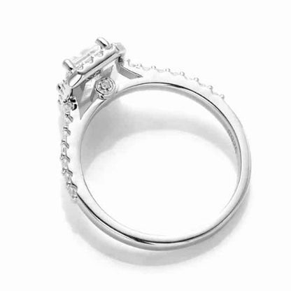 Verlobungsring Vintage Stil Ringsilber