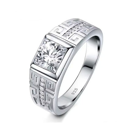 Verlobungsringe für Männer Ringsilber