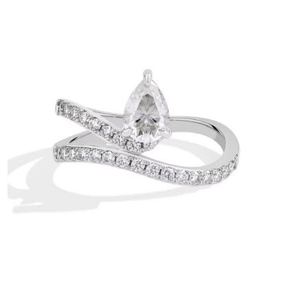 Verlobungsringe mit ungewöhnlichem Design Ringsilber