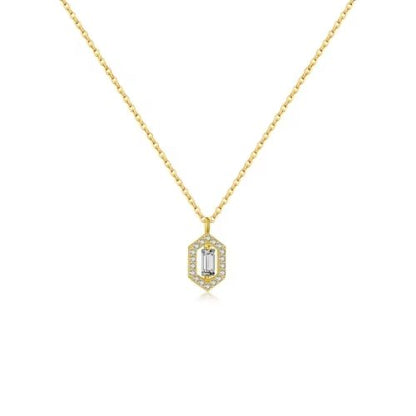 Vintage Damen Kette Ringsilber