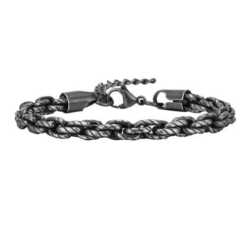 Vintage graues Armband für Herren
