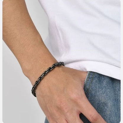 Vintage graues Armband für Herren
