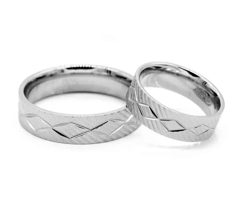 zwei Silber Ringe