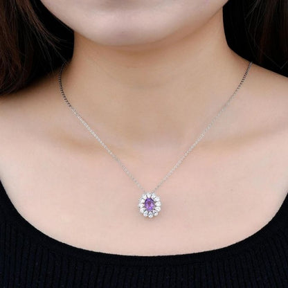 Amethyst-Silber-Kette-fur-Frauen