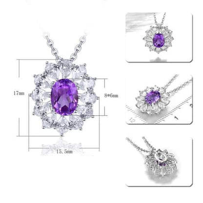 Amethyst-Silber-Kette-fur-Frauen