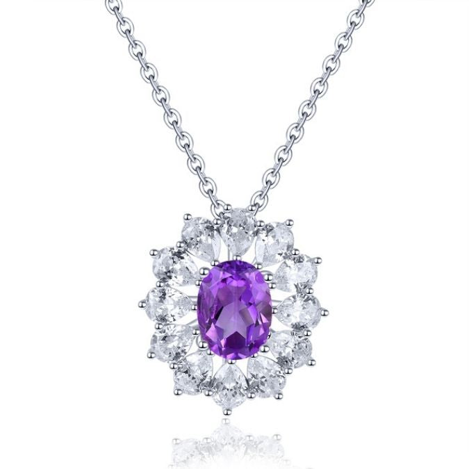 Amethyst-Silber-Kette-fur-Frauen