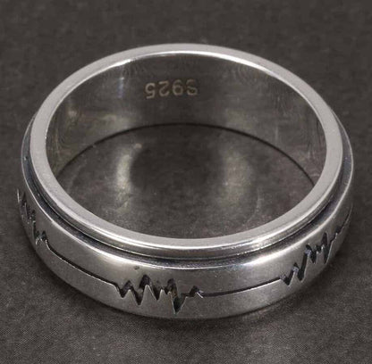 Anxiety Silber Ring für Herren