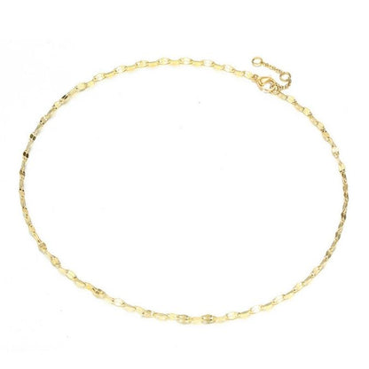 Choker-Silberne-Kette