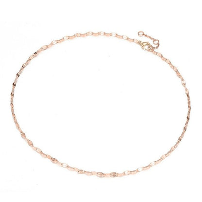 Choker-Silberne-Kette