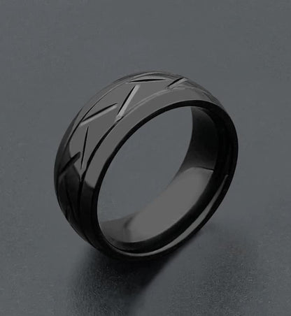 Schwarz Tantal Ring