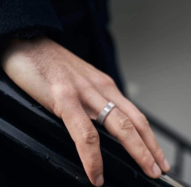Eheringe Silber Vintage für Damen und Herren