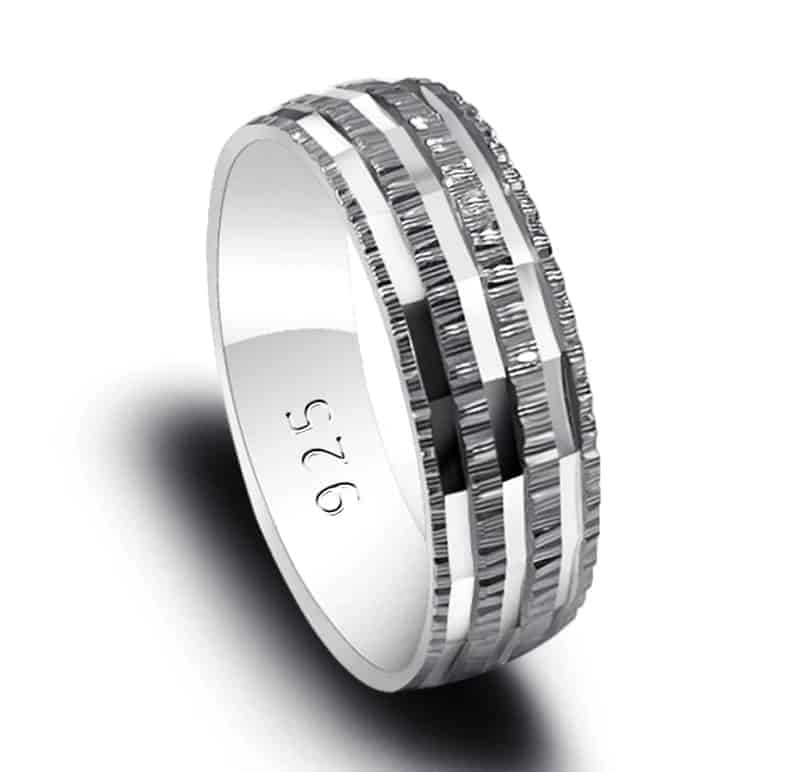 Eheringe Vintage Silber