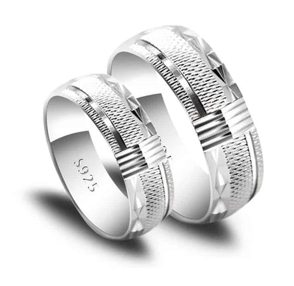 Eheringe Silber Vintage - Hochzeitsringe 