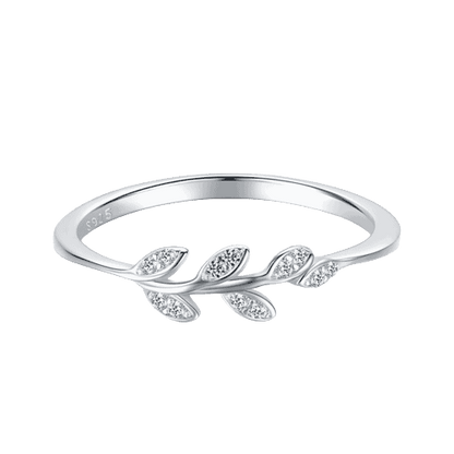 Silber Ring mit Blumenmuster für Damen