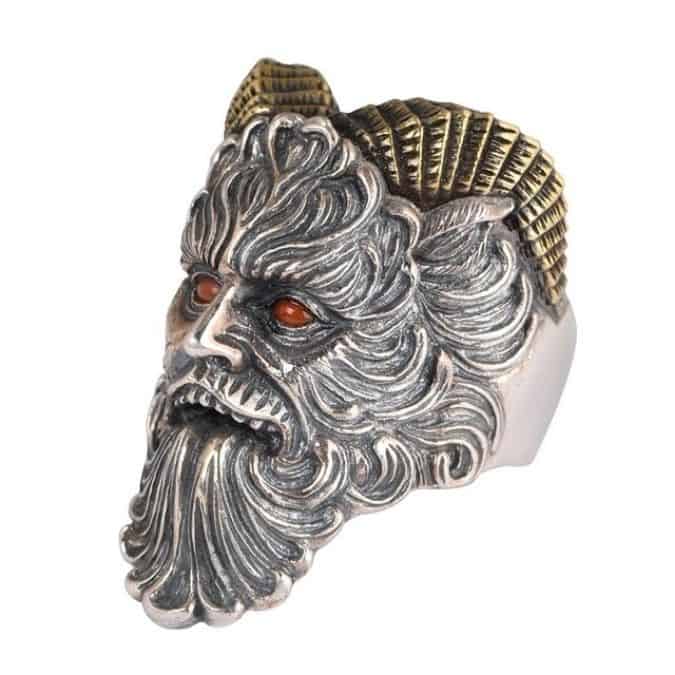 Gothic-Silber-Ringe-im-Biker-Stil