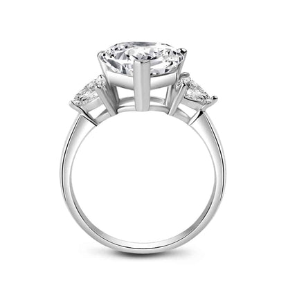 Silber Ring mit Herz für Frauen