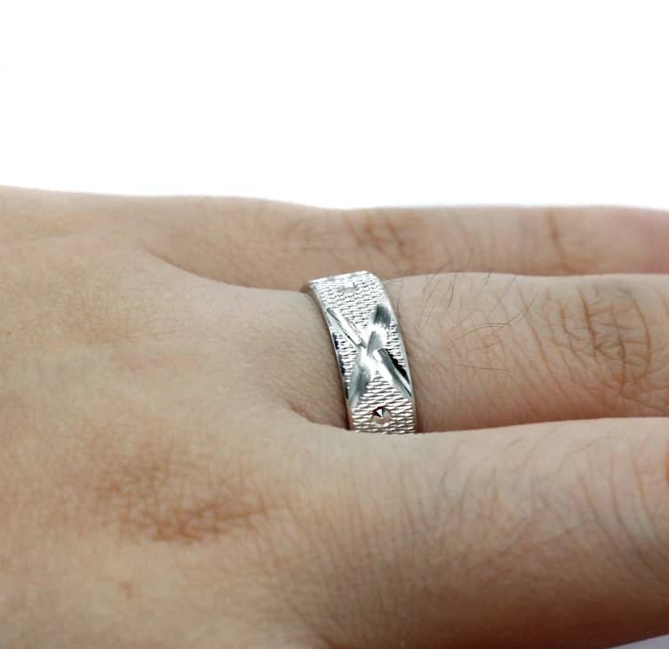 Sterlingsilber Hochzeitsband 5 Mm Flach – Für Ihn & Sie, Klassischer Trauring Sterlingsilber Hochzeitsband 5 Mm Flach – Für Ihn & Sie, Klassischer Trauring