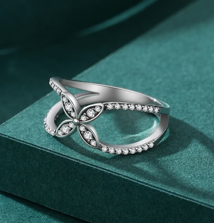 Schmetterling Ring für Damen