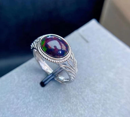 boulder Opal Ring