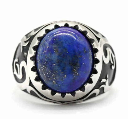 Ring-mit-Blauem-Stein-Siegelring