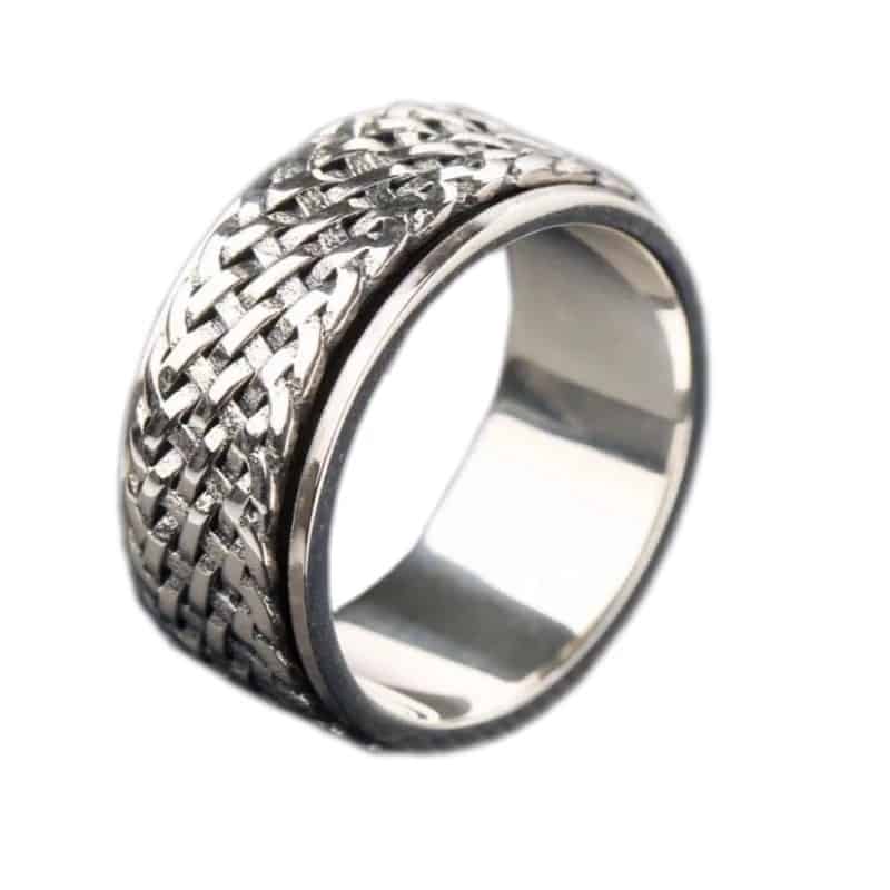 Spinner Ring Silber für Herren