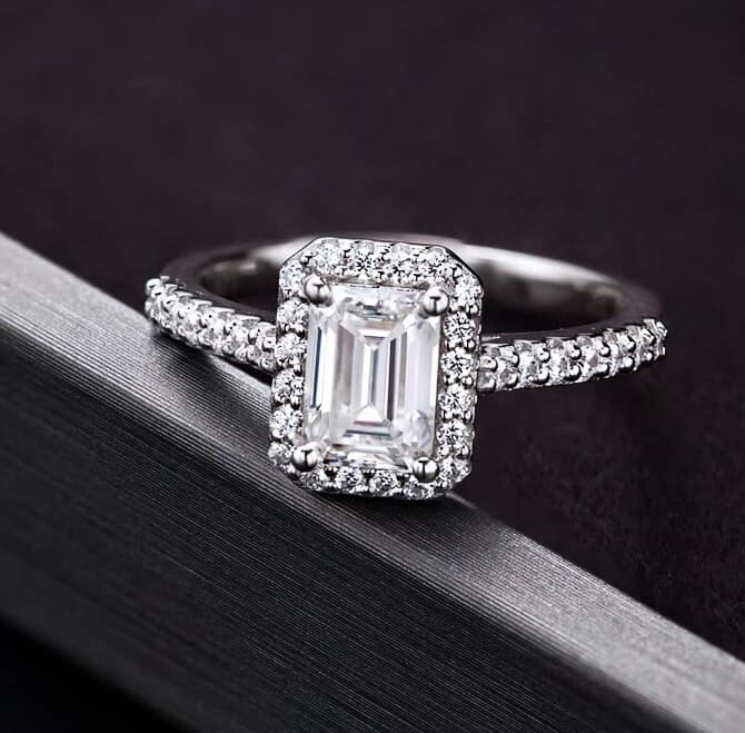 Verlobungsring Silber Vintage für Damen