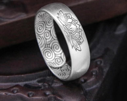 Verlobungsringe Silber Vintage für Mann und Damen