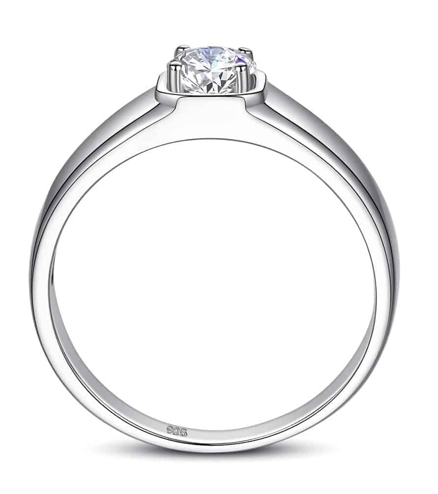 Verlobungsring Vintage Sterling Silber