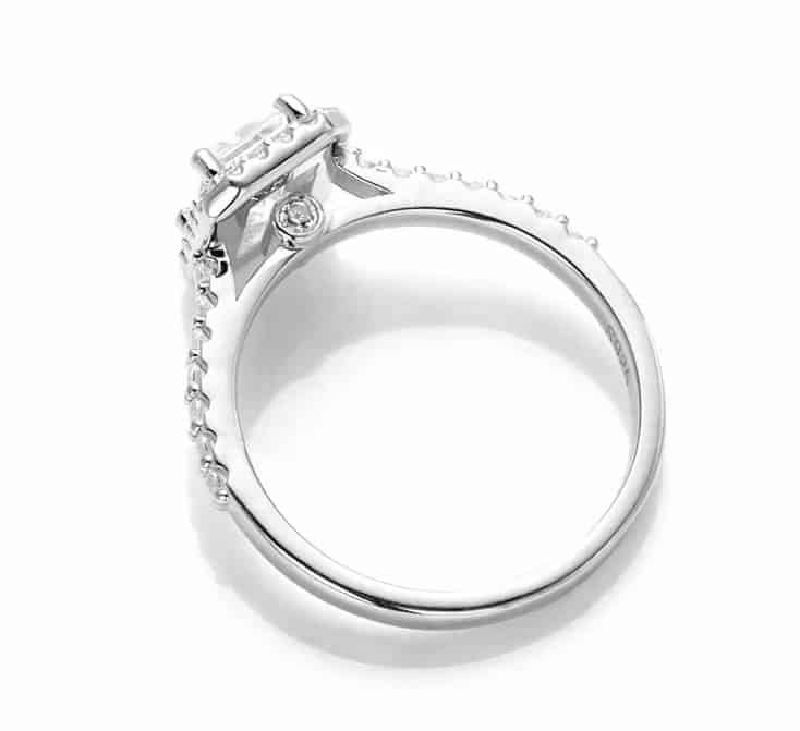 Verlobungsring Silber Vintage