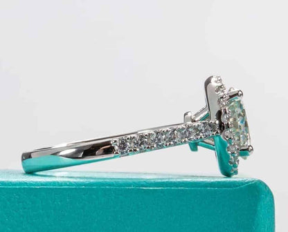 Verlobungsringe Silber mit Stein für Frau