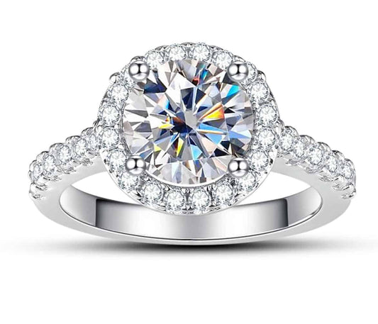 Verlobungsringe Silber mit Stein