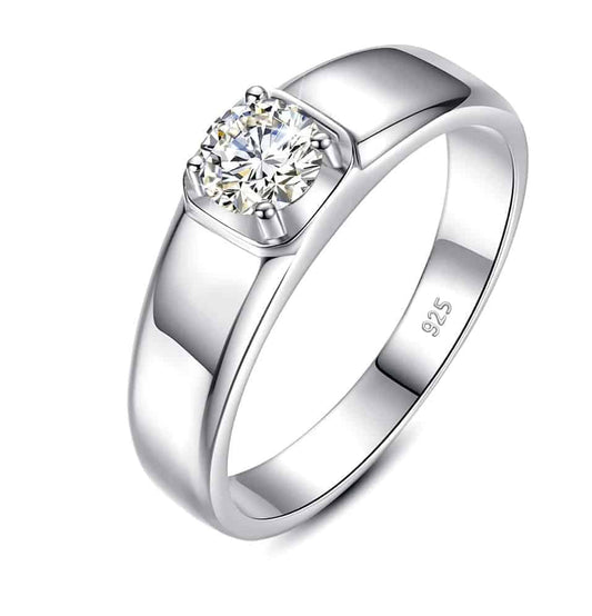 Verlobungsring Silber Vintage