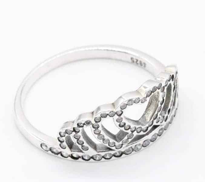Herz Krone Ring für Damen