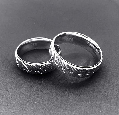 Eheringe Silber Vintage