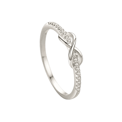 Eternity sign silver ring