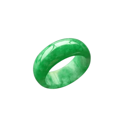 Grüner Jade Ring