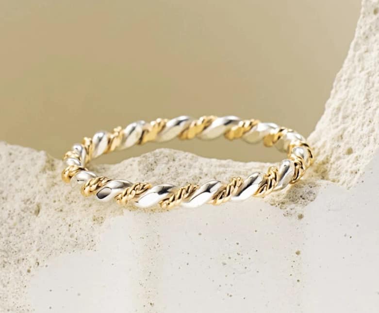 wasserfester Schmuck | Gold gefüllter Ring für Damen