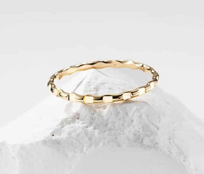 wasserfester Schmuck | Gold gefüllter Ring